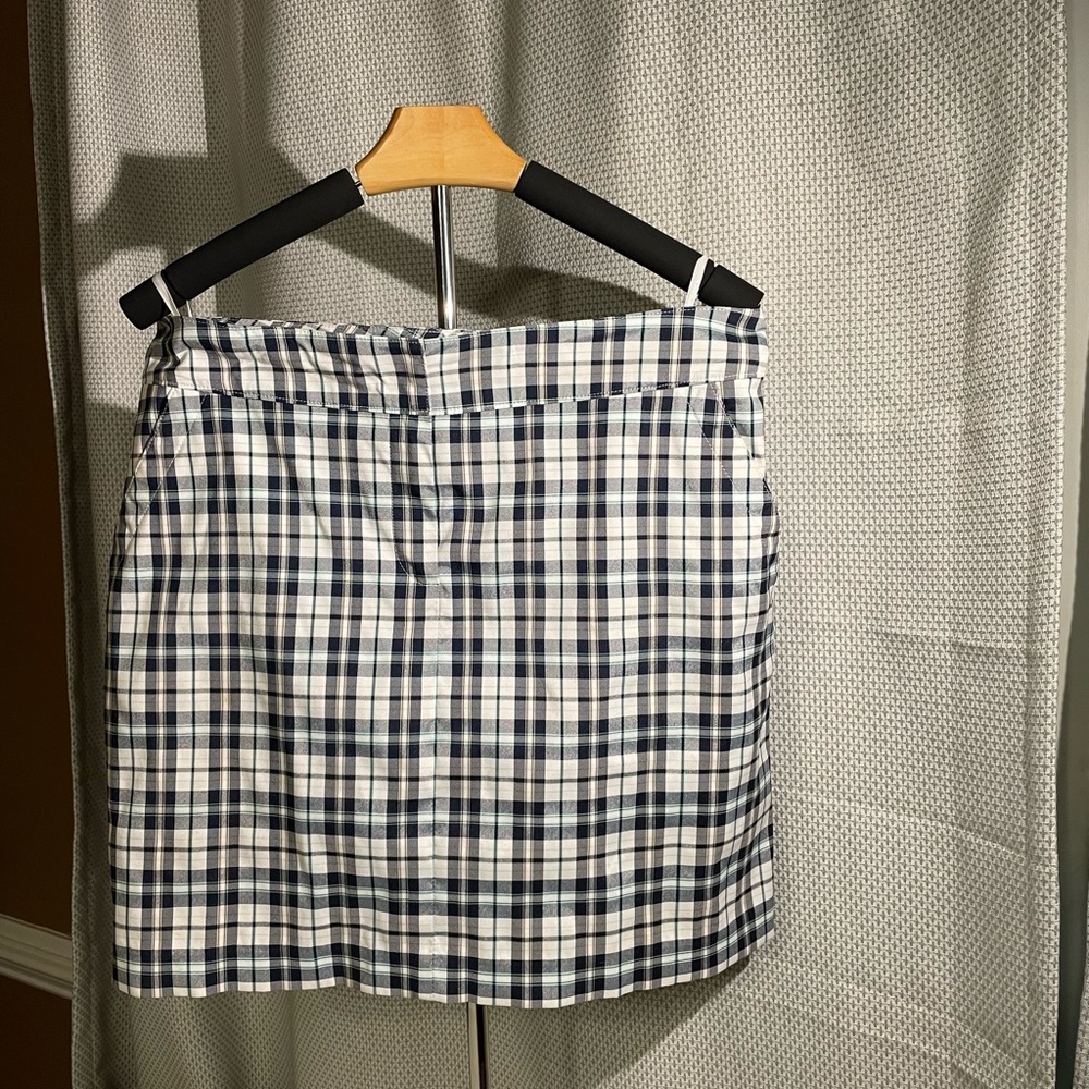 Plaid Women's Skirt in Black and White Golf Skort